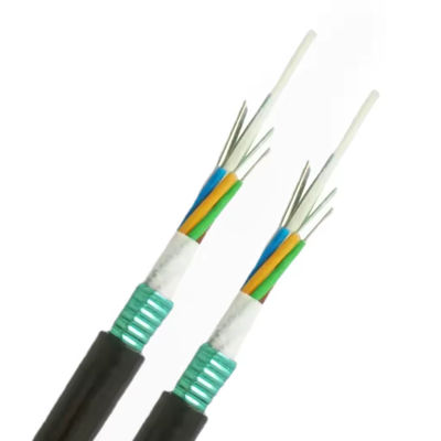 GYFTS de exterior de una sola modalidad de FRP de resistencia miembro cinta de acero Cables blindados de fibra óptica