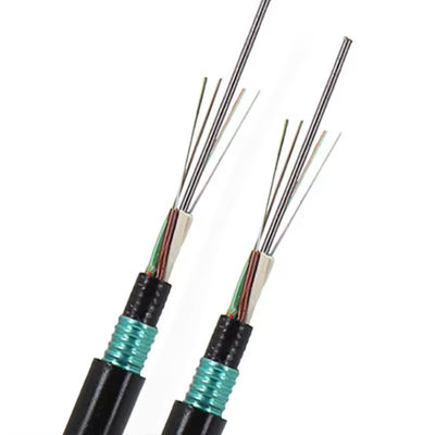 2-144 núcleos de doble vaina doble blindado GYTY53 Cable de fibra óptica directamente enterrado bajo tierra