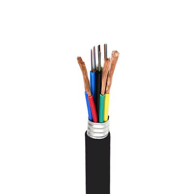 12 24 núcleo Cable de alimentación de fibra híbrida fotoeléctrica exterior GDTA