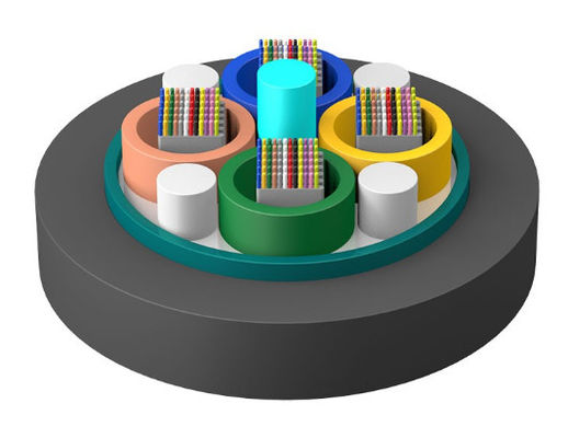 24 48 96 Modo único del núcleo Cable de fibra óptica de cinta exterior GYDTA GYDTS