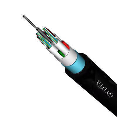 24 48 96 Modo único del núcleo Cable de fibra óptica de cinta exterior GYDTA GYDTS