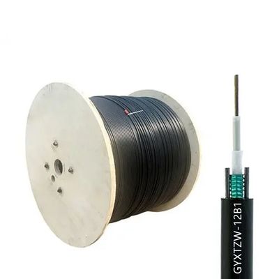 4 6 8 12 24 núcleos GYXTZW Unitube Cable ignífugo de fibra óptica para exteriores