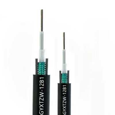 4 6 8 12 24 núcleos GYXTZW Unitube Cable ignífugo de fibra óptica para exteriores
