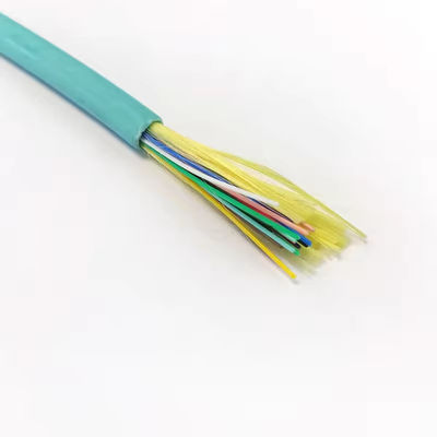 2 4 6 12 núcleo Cables de fibra óptica para interiores GJFJH LSZH Capa exterior de fibra de amortiguamiento ajustado