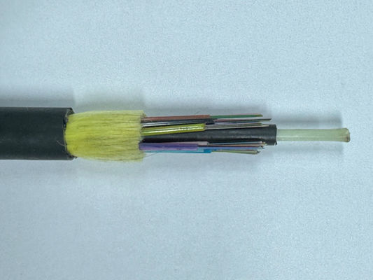 12 24 32 48 72 96 144 Cable de fibra óptica para exteriores de núcleo ADSS Cable de envergadura 150 100 200M