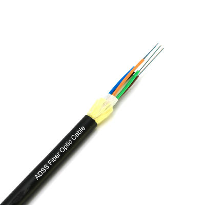 24 núcleo de aire exterior autoportante todo el cable de fibra óptica dieléctrica ADSS