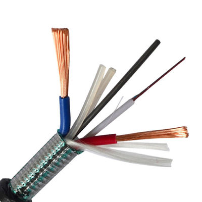 Cable de fibra óptica fotovoltaica para exteriores de uso personalizado Cable compuesto de 8 núcleos +2 x 1.0 cable de alimentación de cable de cobre eléctrico