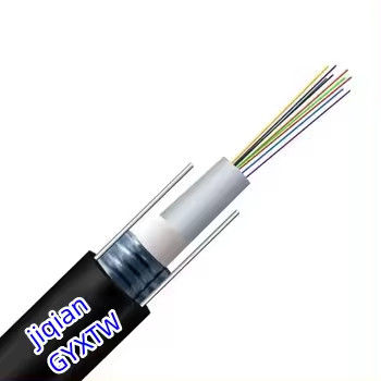 Precio de fábrica 2/4/6/8/12/16/24 núcleo Telecomunicaciones GYXTW Cable de comunicación al aire libre Modo único Cable de fibra óptica Wi