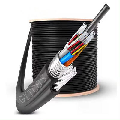 Cable de fibra óptica de apoyo automático exterior Figura 8 GYTC8S GYXTC8S GYFTC8S Cable de fibra óptica blindado con cinta de acero