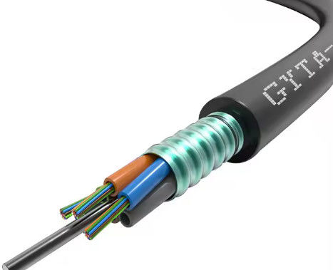 48 72 96 144 288 Cable de fibra óptica de tubos sueltos de núcleo en cadena GYTA GYTS Cable de comunicación enterrado en conductos