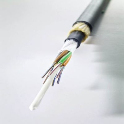 48 núcleo Todo el cable aéreo dieléctrico autoportante ADSS Span 100m 200m Fibra óptica Fibra óptica cableador
