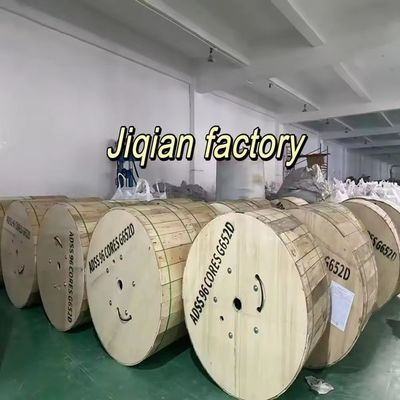48 núcleo Todo el cable aéreo dieléctrico autoportante ADSS Span 100m 200m Fibra óptica Fibra óptica cableador