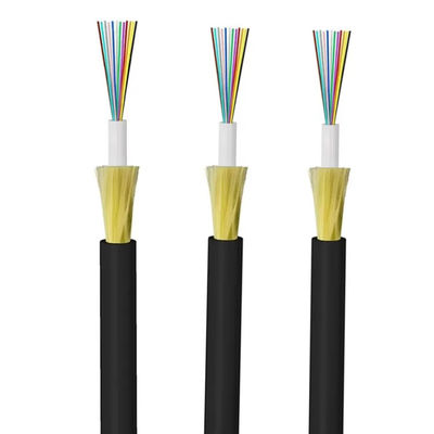 4 8 12 Core GYFXTH Unitube Hijo de vidrio Hijo de aramida Cables de fibra óptica no metálicos JET Cables de fibra óptica
