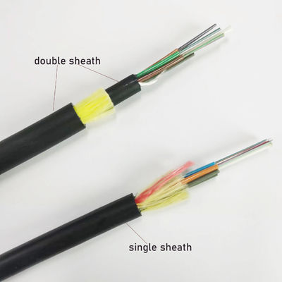 72 núcleo 96 hilos ADSS Cable de fibra óptica Lista de precios de los cables de fibra óptica