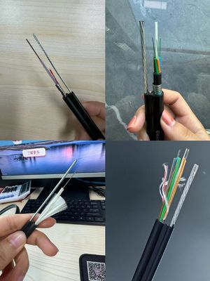 1.6mm Cables de fibra óptica de acero de resistencia del miembro FTTH Mini Figura 8