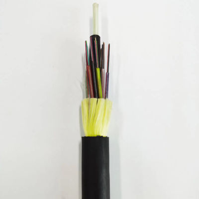 12 núcleos ADSS exterior todo cable aéreo dieléctrico cable de fibra óptica