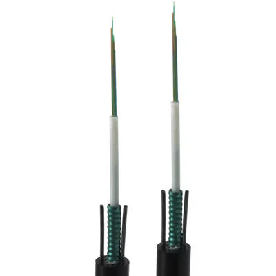 Venta caliente Precio de fábrica 6 núcleo de fibra óptica de cable blindado GYXTW central tubo suelto exterior de cable de comunicación de cable