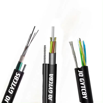 24 núcleos GYTC8S de soporte automático Figura 8 G657A1 Cables de fibra óptica