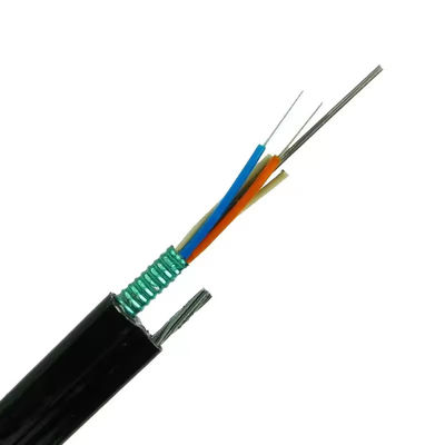 OEM 144 núcleo de fibra óptica exterior cable aéreo de alambre de acero de alambre de auto-apoyo Figura 8 GYTC8S cable de fibra óptica