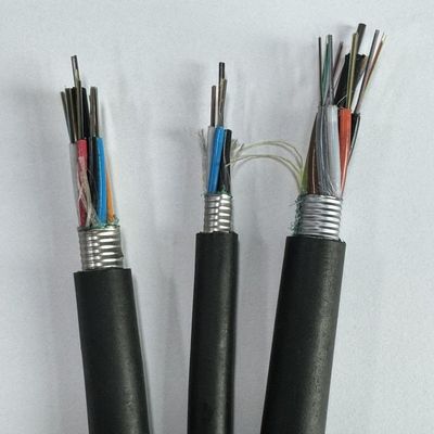 Venta caliente de 12 núcleos GYTA GYTS Tubo suelto de fibra óptica blindado de modo único multimodo para exteriores