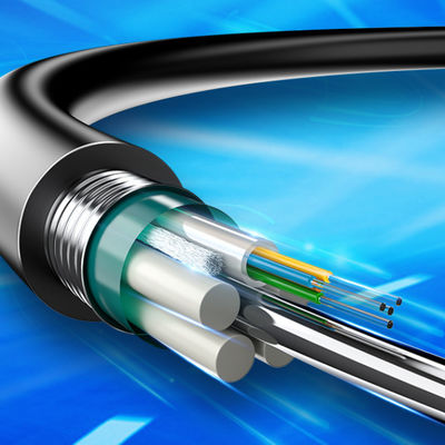 Cable de fibra óptica de 48 núcleos para exteriores con conducto aéreo de modo único