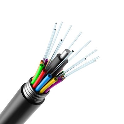 Cable de fibra óptica de 48 núcleos para exteriores con conducto aéreo de modo único