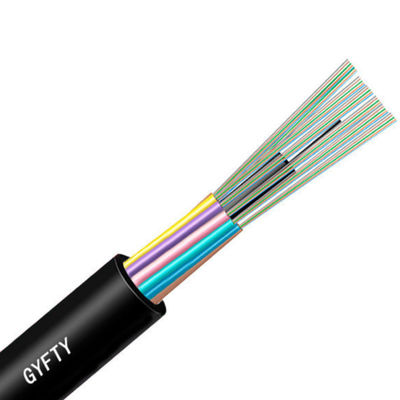 12 24 48 Core GYFTY Cables de fibra óptica de conductos no blindados