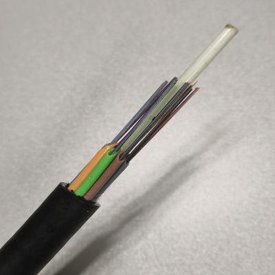 72 núcleos GYFTY Gel-Relleno de la fuerza del miembro no metálico Telecomunicación Cables de fibra óptica