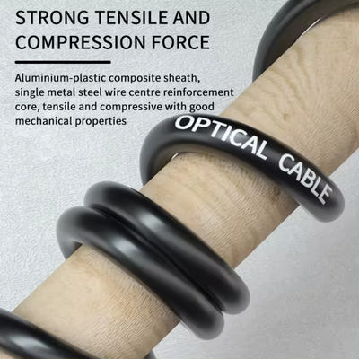 72 núcleos GYFTY Gel-Relleno de la fuerza del miembro no metálico Telecomunicación Cables de fibra óptica
