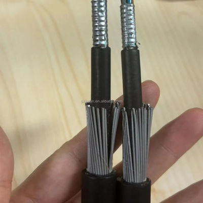 Cable submarino de fibra óptica submarino 4-144 de núcleo de modo único Cable directo enterrado GYTA33 Multimodo resistente a la compresión