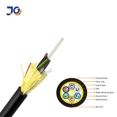 Precio de fábrica de buena calidad 24Core 48Core SM G652D Single-Sheath All-Dielectric ADSS Aerial Fiber Optic Cable