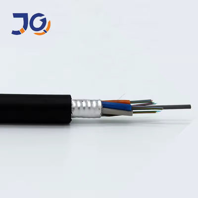 72 núcleo GYTA GYTS red de telecomunicaciones de Internet con cable blindado de fibra óptica con alambre de rosca