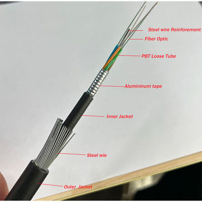 GYTA33 GYTS33 cable de fibra óptica blindado de alambre de acero