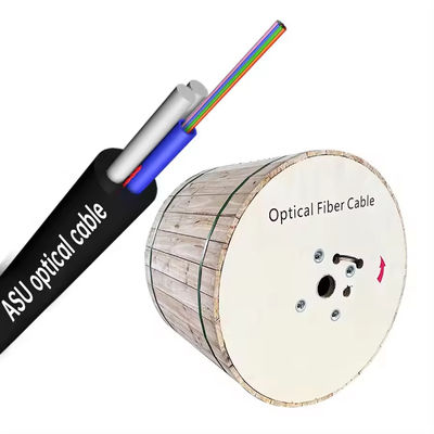 Cable ASU de fibra óptica Asus Span 80m 100m 200m 4 6 8 núcleo 12 Hilos Cable de fibra óptica G652 Cable