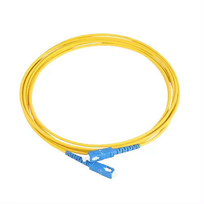 2.0mm 3.0mm SC UPC a SC UPC Duplex Jumper 1m 2m 3m 5m SM MM G652d SC Cordón de parche de fibra óptica