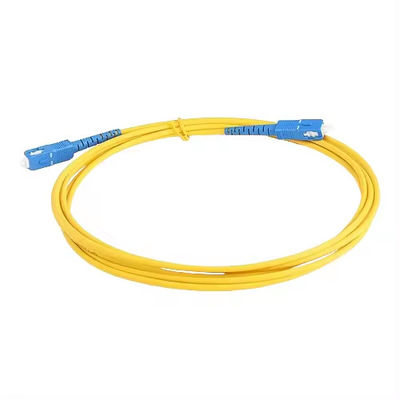 2.0mm 3.0mm SC UPC a SC UPC Duplex Jumper 1m 2m 3m 5m SM MM G652d SC Cordón de parche de fibra óptica