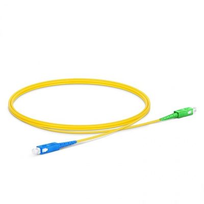 Cordón de parche de fibra óptica 3.0mm LSZH SC/APC un SC/UPC 1m 2m 3m Cordón de parche