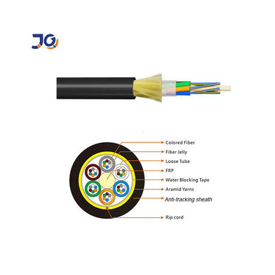 Cables de fibra óptica ADSS autoportantes 24 48 Cables de fibra de núcleo para gastos aéreos