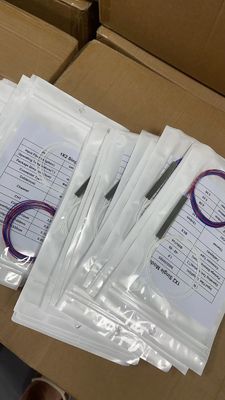 FTTH mini tubo de acero desnudo splitter PLC 1x2 1x4 1x8 1x16 splitter de fibra óptica