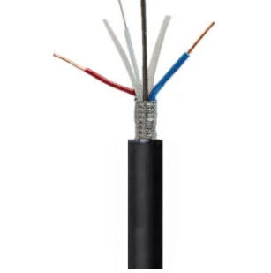 12 núcleos OPLC híbrido de fibra óptica de cable de fibra compuesta con conductor de cobre