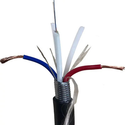 4 núcleos OPLC híbrido de fibra óptica compuesto con conductor de cobre