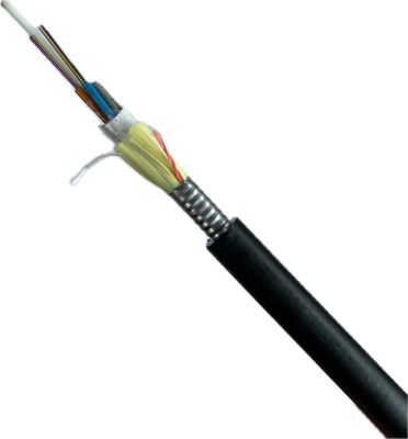 12/24/36/48 /96 Núcleos ADSS ARSS de un solo modo Cables de fibra óptica con cinta de acero