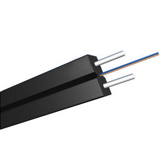 2 núcleos de FTTH para interiores GJXH-2B6 Cables de caída G657A2 LSZH chaqueta de PVC