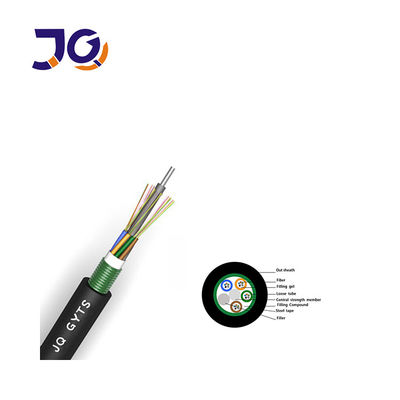 SM MM Blindado G652D 24 48 96Core Cables de fibra óptica GYTS
