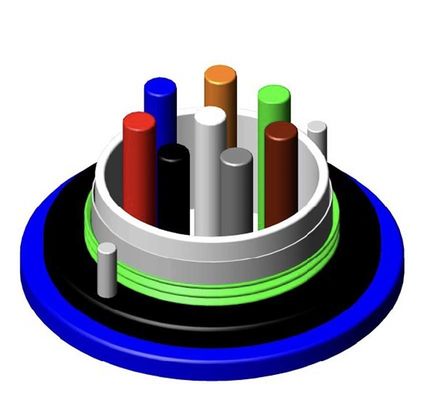 MGXTSV LSZH Cables blindados de fibra óptica para minería