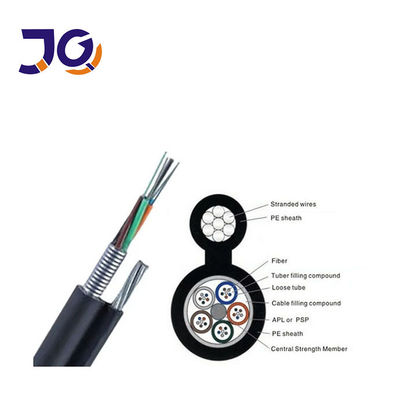 GYTC8S Figura 8 Cable de fibra óptica 24 48 72 96 Cable de fibra óptica de núcleo Cable óptico blindado