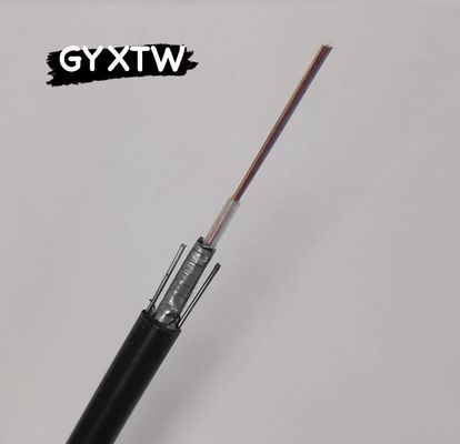 Cables de fibra óptica blindados de un solo modo para exteriores Gyxtw 2 4 6 8 12 24 Cables de fibra óptica de núcleo
