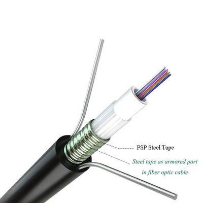 SM Cables de fibra óptica de exterior de modo único GYXTW53 GYXTW Mulitmode OM3 Cables de fibra óptica de 12 núcleos