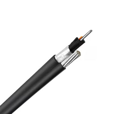 Figura 8 Cable de fibra óptica con cinta de aluminio / cinta de acero Diseño blindado y auto-sustentado para condiciones climáticas adversas