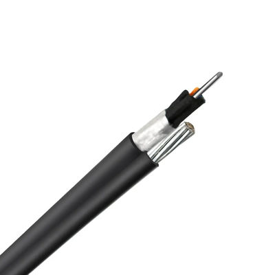 Figura 8 Cable de fibra óptica con cinta de aluminio / cinta de acero Diseño blindado y auto-sustentado para condiciones climáticas adversas